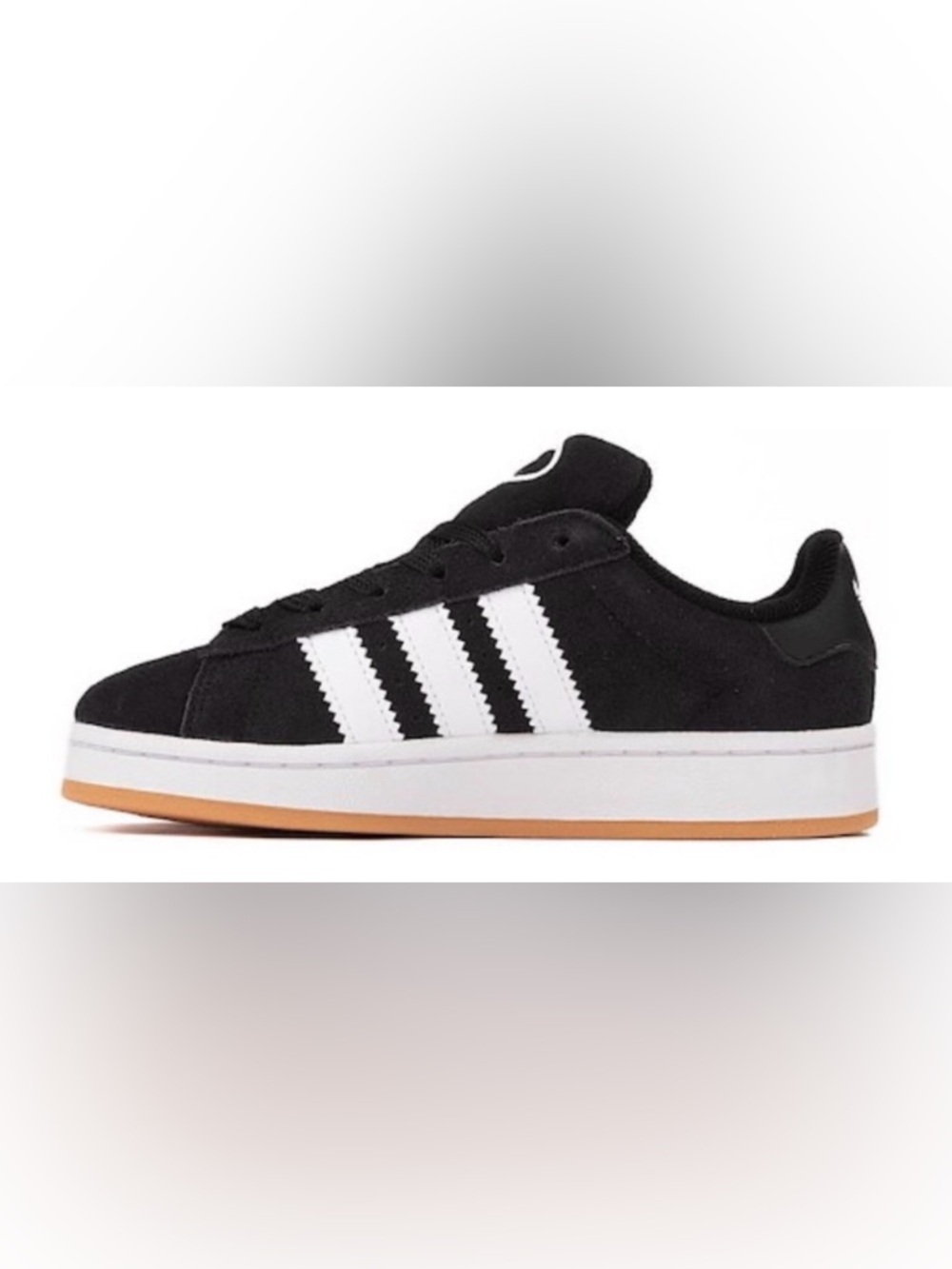 NIB [adidas] Campus '00s Athletic Sneakers Shoes Black/White Youth/Kids Sz 5 - Picture 3 of 12